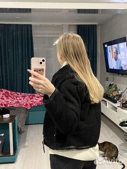 Куртка дубленка женская