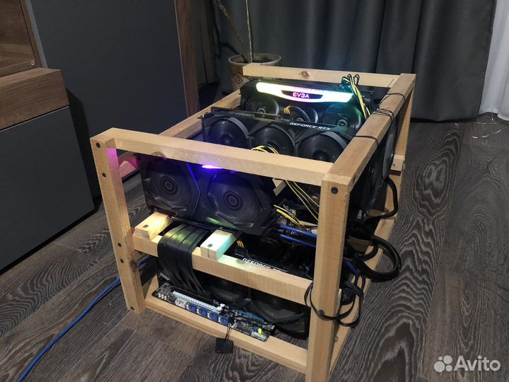 Майнинг ферма (риг) RTX 3070,3060