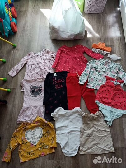Детские вещи пакетом для девочки от 1-3 лет