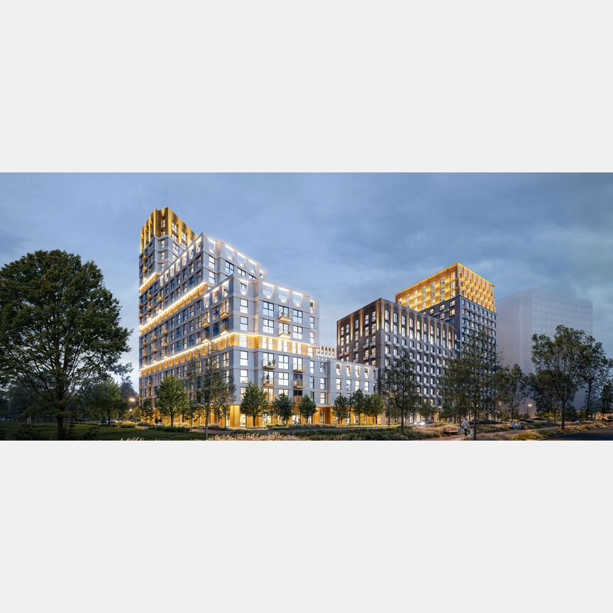 2-к. квартира, 46,4 м², 1/24 эт.