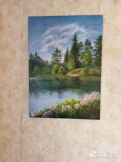 Картина маслом на холсте пейзаж