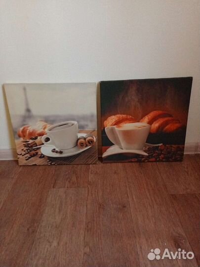 Постеры кофе, чай и зеркала