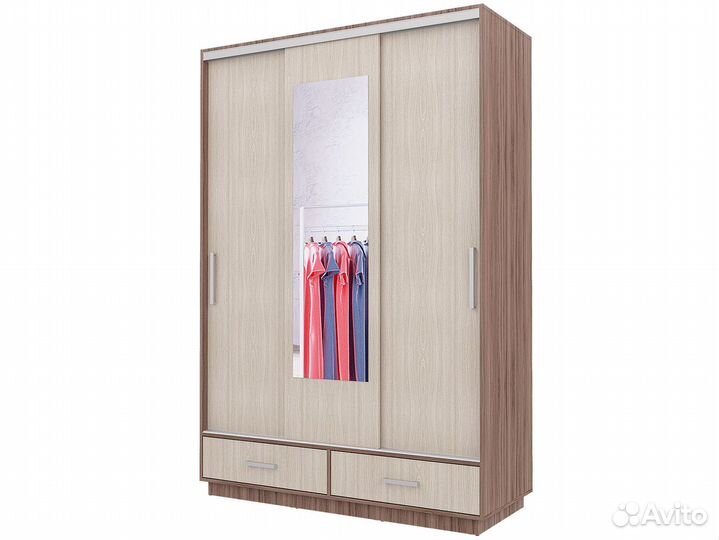 Шкаф-купе с зеркалом шон-5