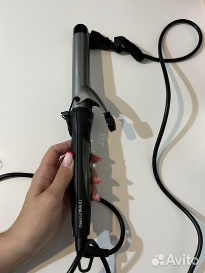 Плойка для волос titanium T PRO dewal 03-25A