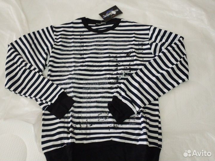 Полосатый лонгслив