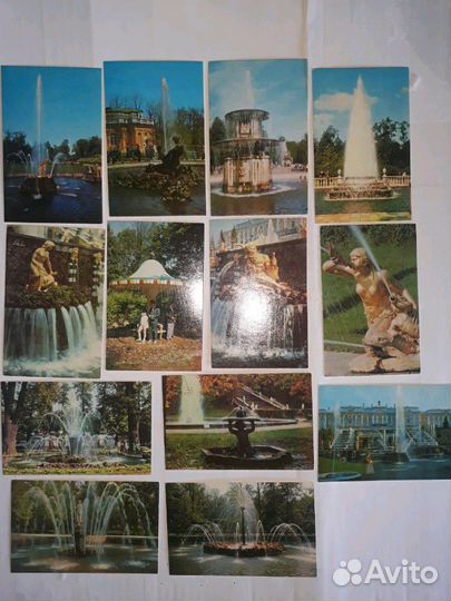 Открытки СССР. Петродворец 1972г
