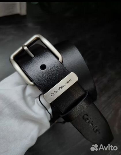 Мужской кожаный ремень Calvin Klein