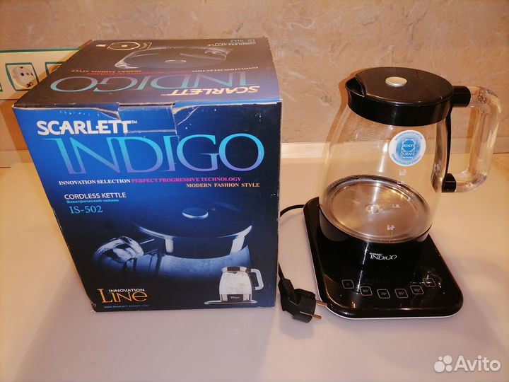 Чайник электрический scarlett indigo IS-502