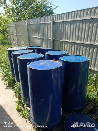 Бочка металлическая и пластиковая 200 л