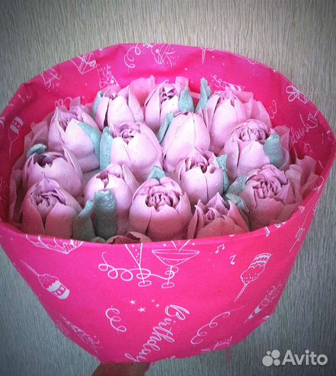 Букет зефирный