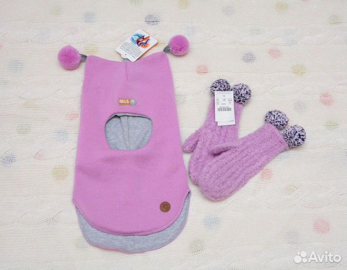 Шлем Nels 5-8 лет, шапка и шарф Crewcuts