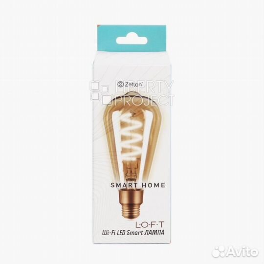 Умная лампа Zetton LED Wi-Fi Bulb ST64SP E27 4Вт 2