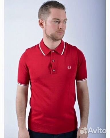 Красное поло Размер S