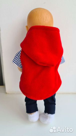 Кукла Тимошка с кроваткой-качалкой для девочек