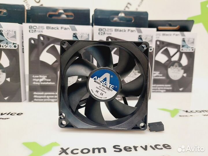 Вентилятор 80x80x25 мм alseye AS-GH8025 (3pin)