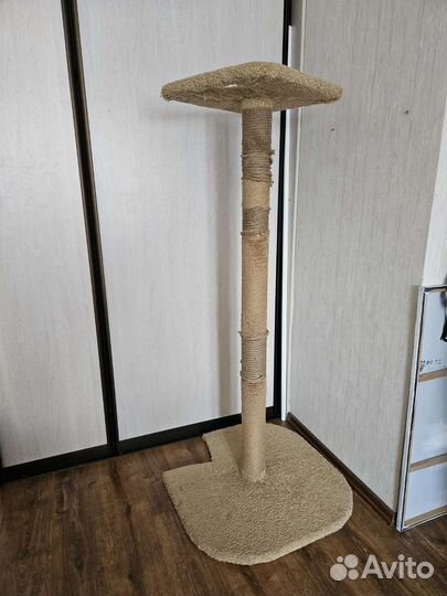 Когтеточка столб для кошек высокая
