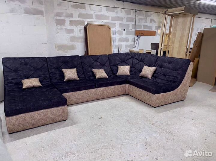 Большой угловой диван на заказ