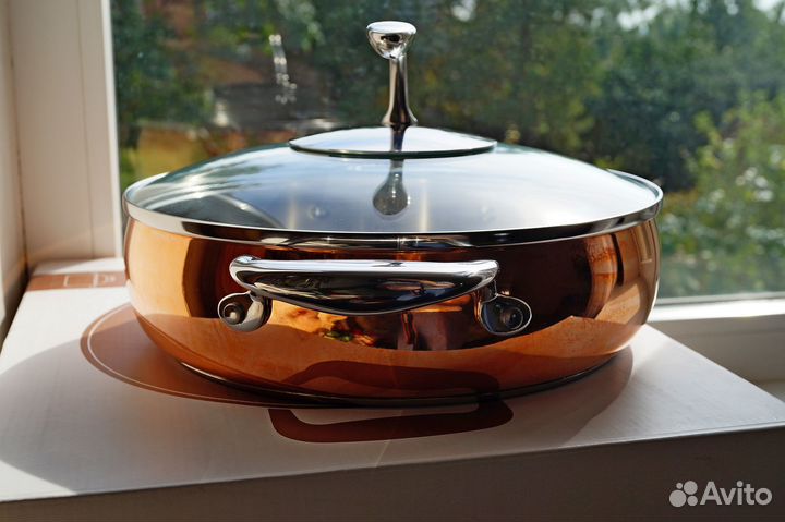 Медный сотейник 