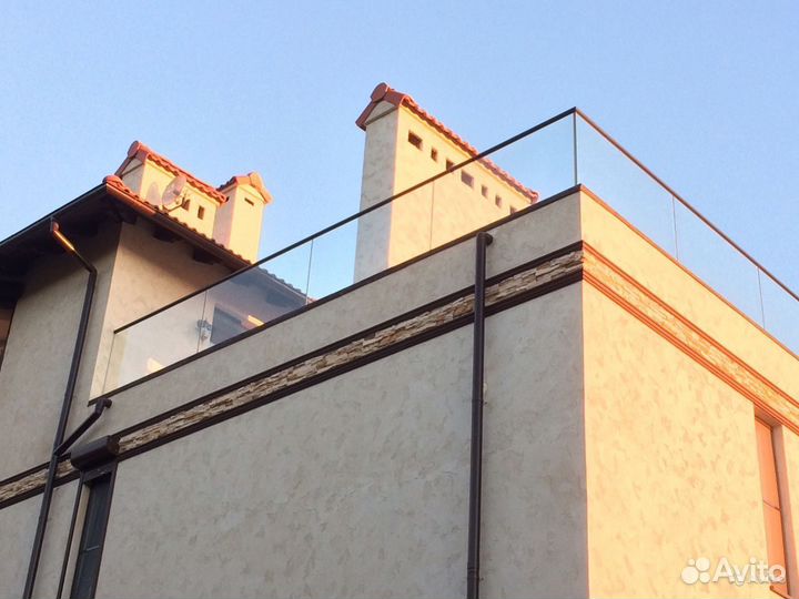 Стеклянные перила