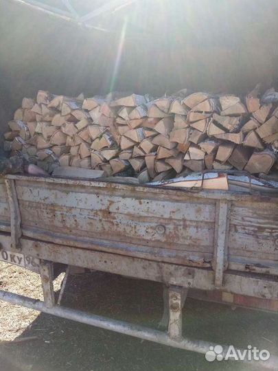 Дрова березовые, сухие, колотые. Есть смесь