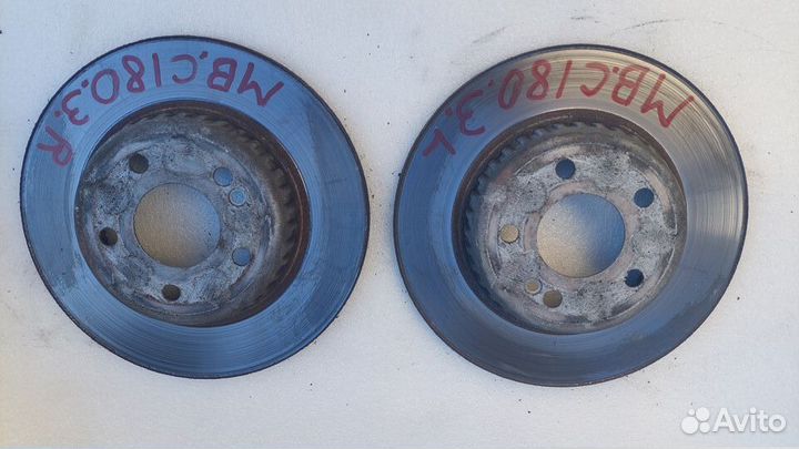 Диск тормозной задний Мерседес С180