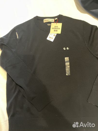 Джемпер Шерсть Uniqlo и Anya Hindmarch