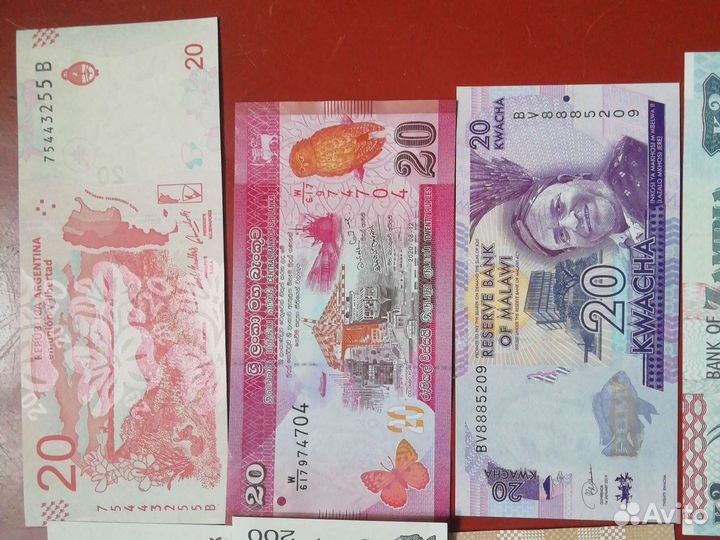 Купюры мира