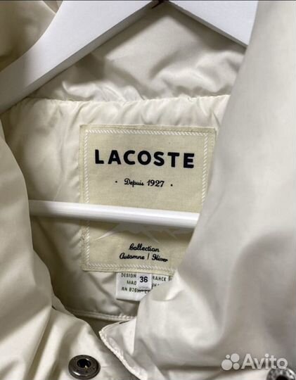 Пуховик lacoste