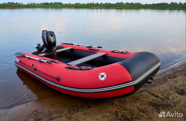 Лодка mishimo lite DF 400 (красная)