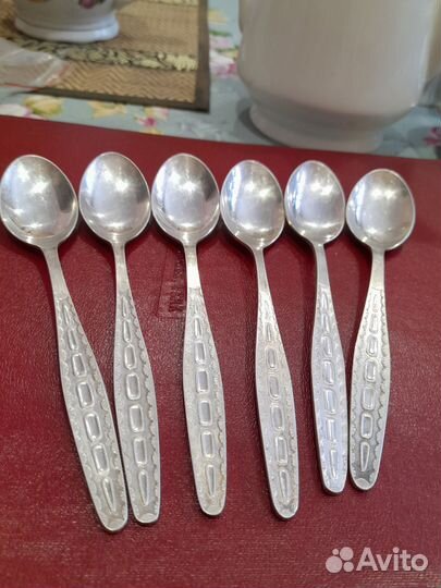 Чайные ложки мельхиор, времен СССР