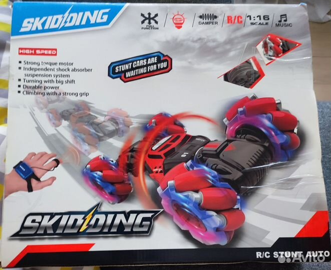 Машинка перевертыш управления жестами Skidding