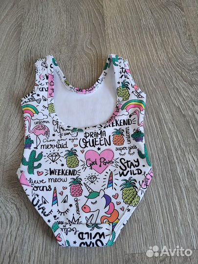 Купальник для девочки 80рр *одет 1 раз*