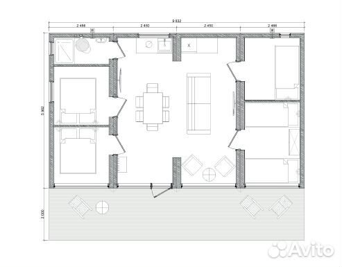 Готовый Модульный дом