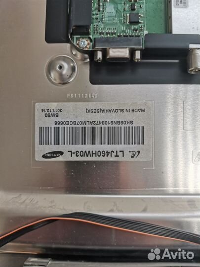 Телевизор UE46D6100 на запчасти