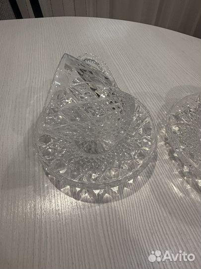 Чайна пара хрусталь