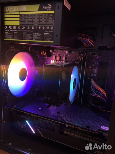 Игровой Intel 12100f RX 5600XT полный комплект
