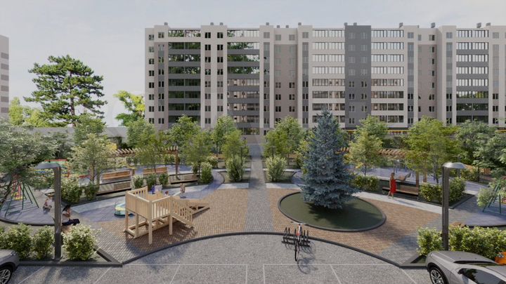 1-к. квартира, 44 м², 7/9 эт.