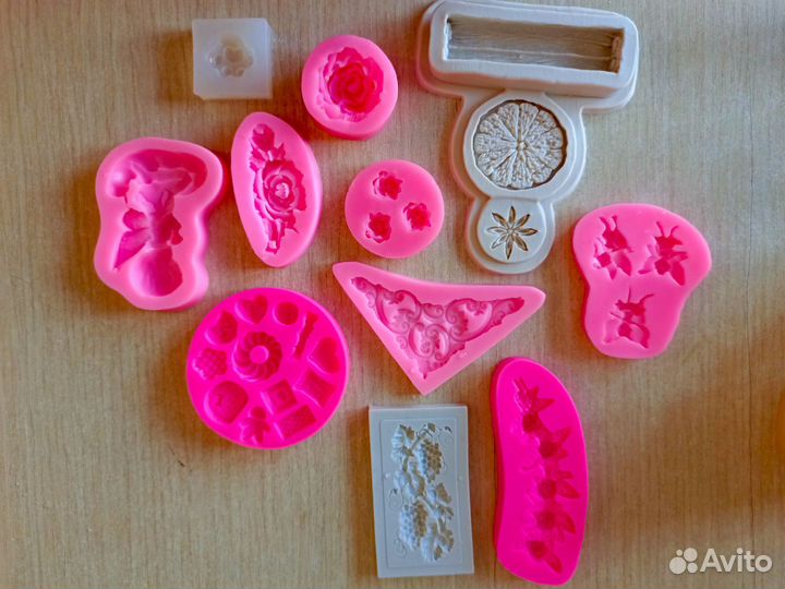 Силиконовые формы для мыла/свечей/гипса