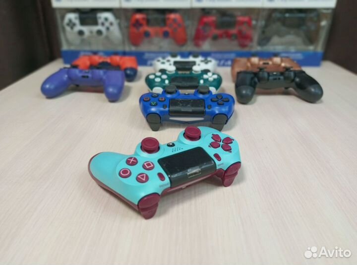 Джойстик PS4 dualshock v2 геймпад лазурный