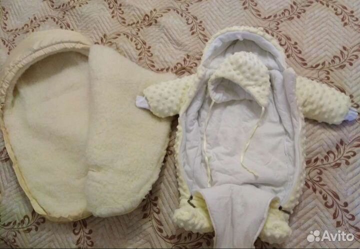 Зимний конверт на выписку