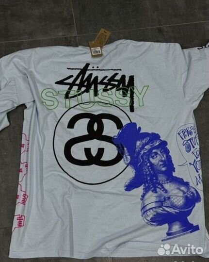 Лонгслив stussy SS23 Test Strike Pigment Dyed Ls