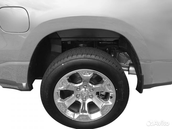 Брызговики зад. RAM 1500 19-24 США weathertech