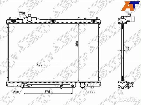 Радиатор lexus LS460, lexus LS460 06