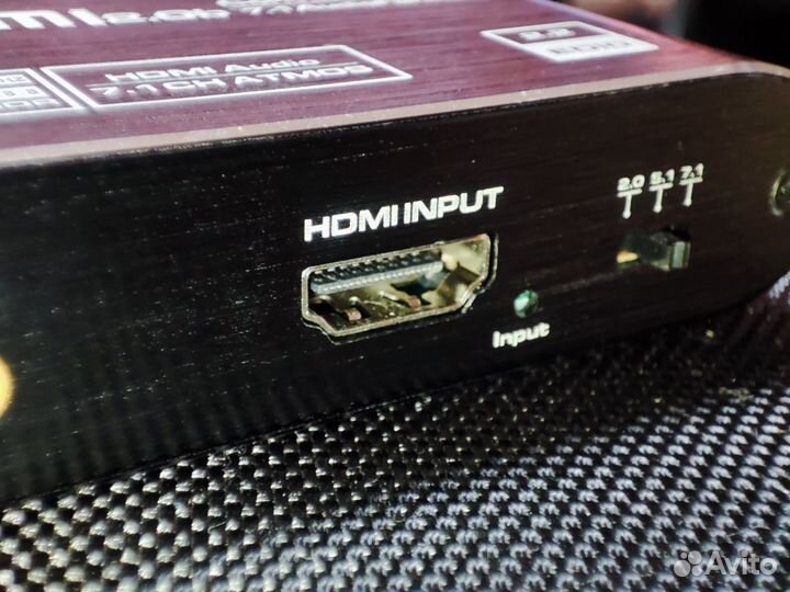 Hdmi конвертер (делитель) 2.0b 4K c 7.1 atmos