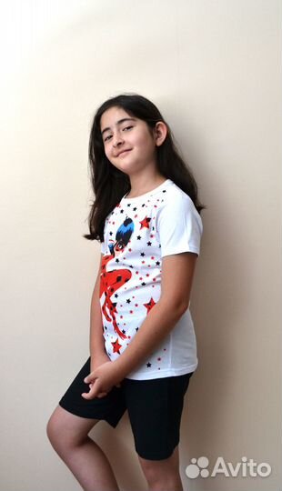 Костюм спортивный Футболка+шорты 110-134 рост