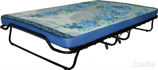 Двухспальная раскладушка 120х190 см 200 кг. Новые