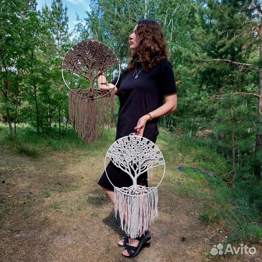 Древо жизни. Панно в технике макраме