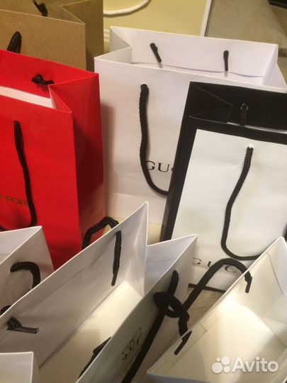 Брендовые пакеты Gucci, Tom ford, lacoste, Byredo