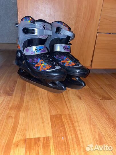 Коньки детские раздвижные 34 37