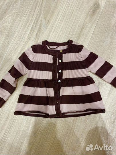 Кофта кардиган для девочки 1,5-2 года